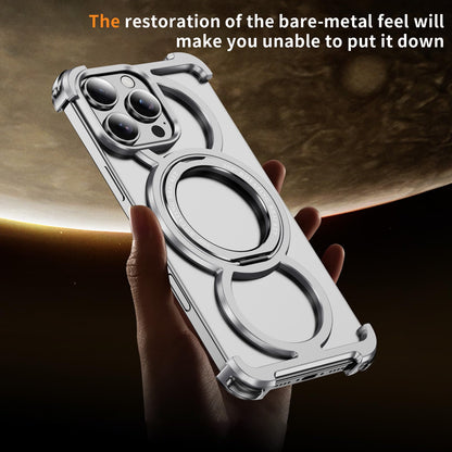 Audi Ring Metal Magnetic Rotating Bracket Phone Case