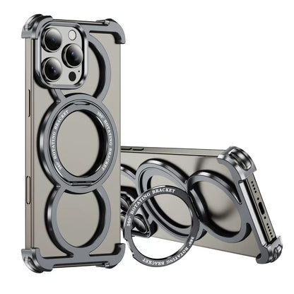 Audi Ring Metal Magnetic Rotating Bracket Phone Case