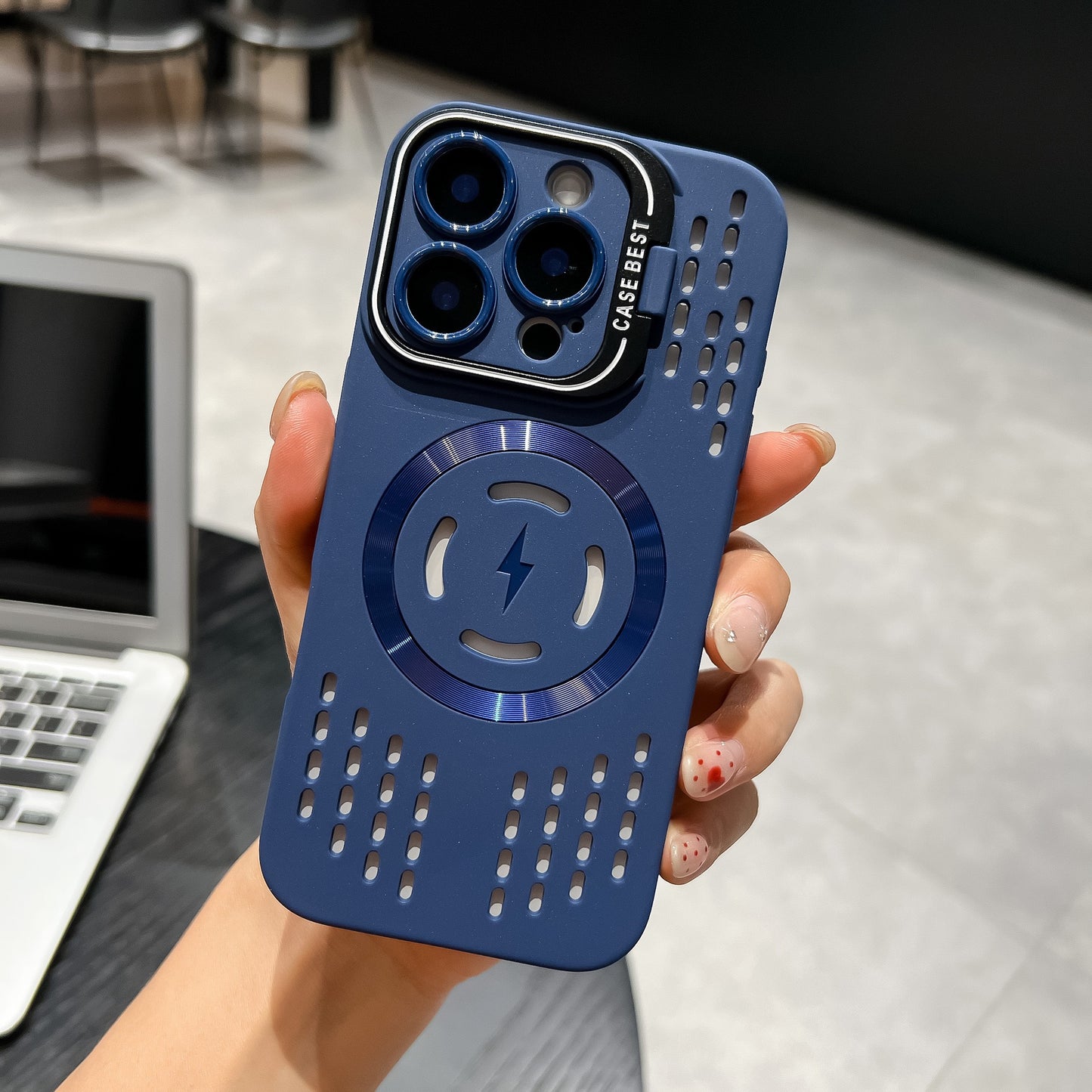 Frost Cooling Lens Bracket Magnetic Phone Case