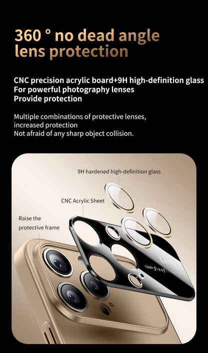 Large window lens protection high gloss magnetic phone case