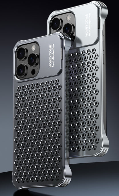 New Metal Hollow Heat Dissipation Bracket Phone Case