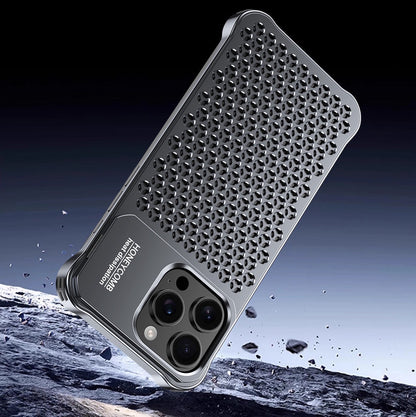 New Metal Hollow Heat Dissipation Bracket Phone Case