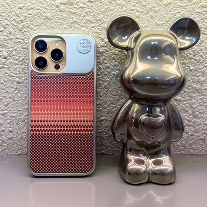 Carbon Fiber Pattern Fragrance Magnetic Phone Case