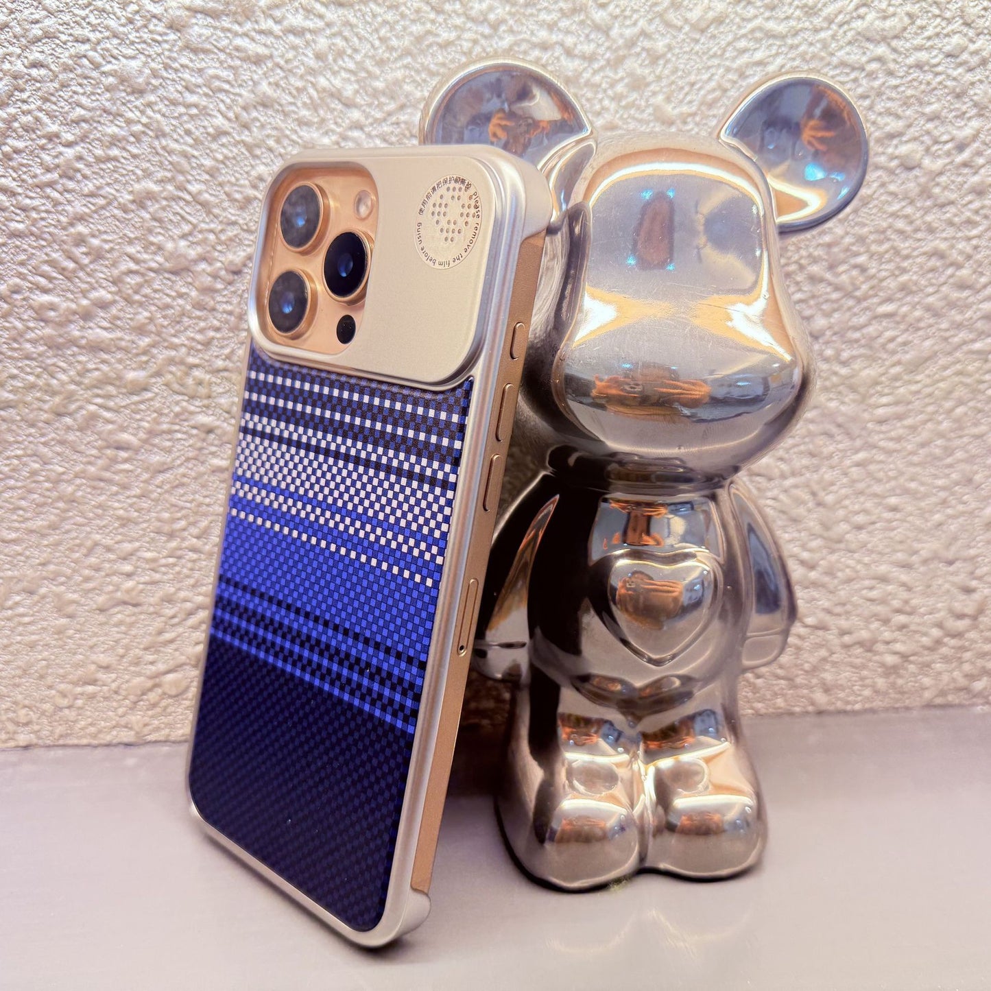 Carbon Fiber Pattern Fragrance Magnetic Phone Case