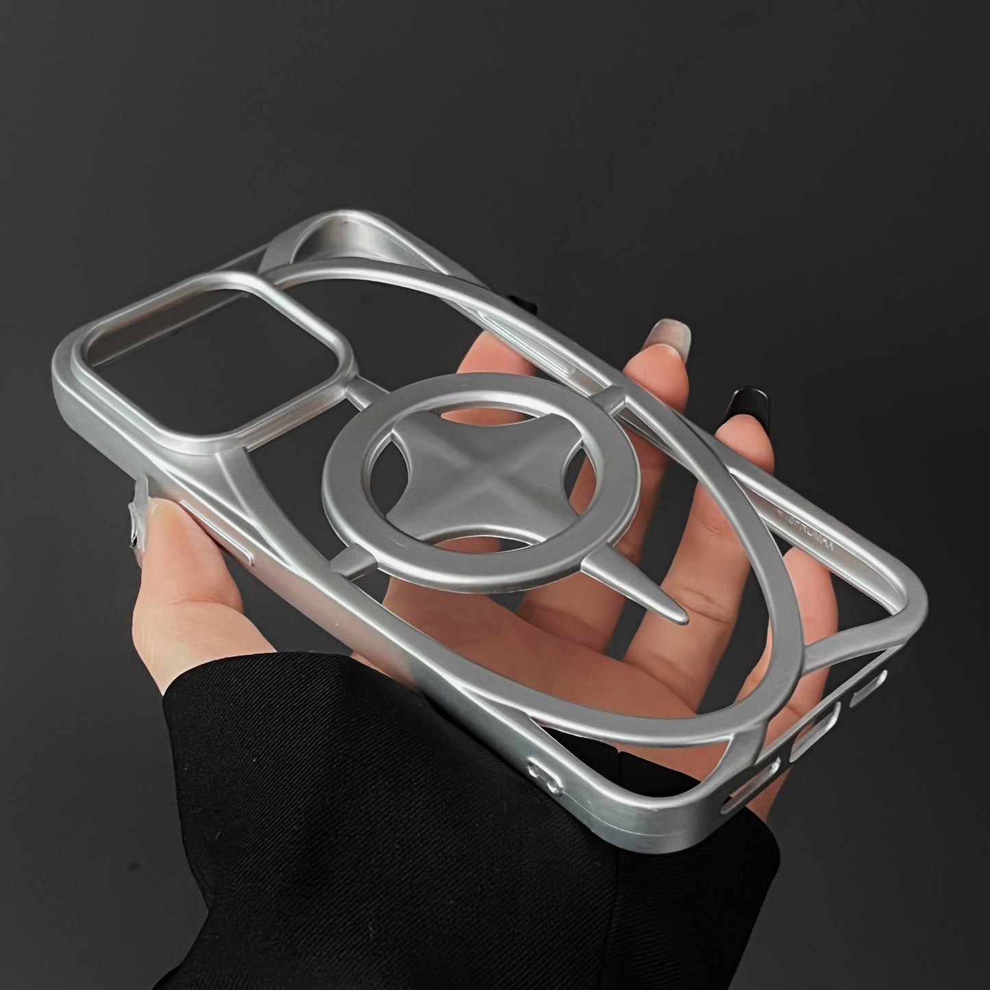 New Starry Galaxy Shaped Hollow Magnetic Phone Case