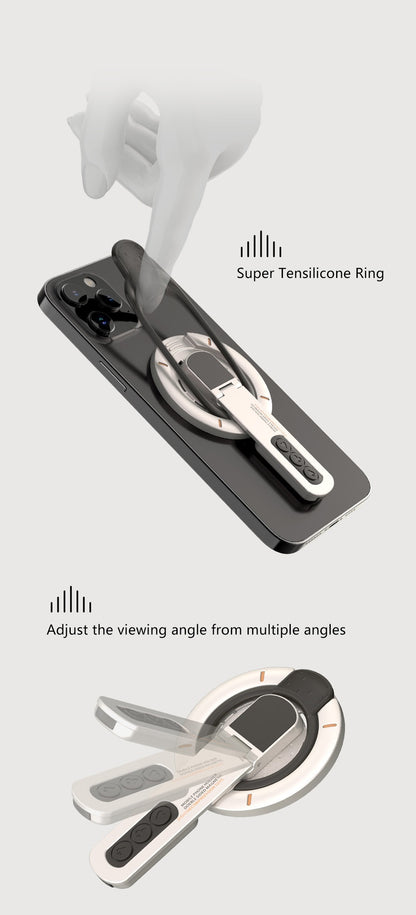 Double-sided Magnetic Ring Decompression Mobile Phone Holder