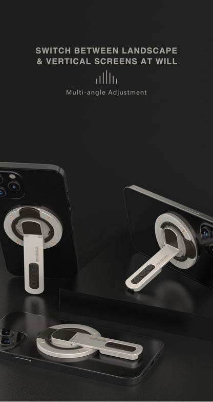 Double-sided Magnetic Ring Decompression Mobile Phone Holder