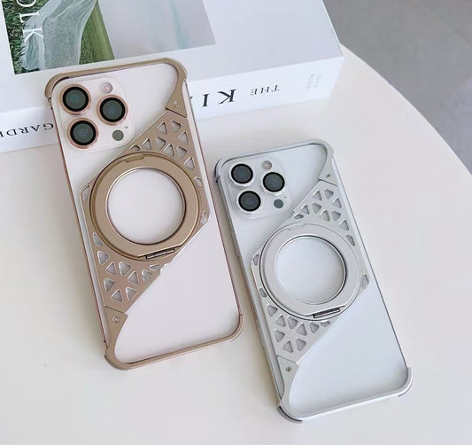Upgraded Z-shaped Frame Metal Magnetic Phone Case