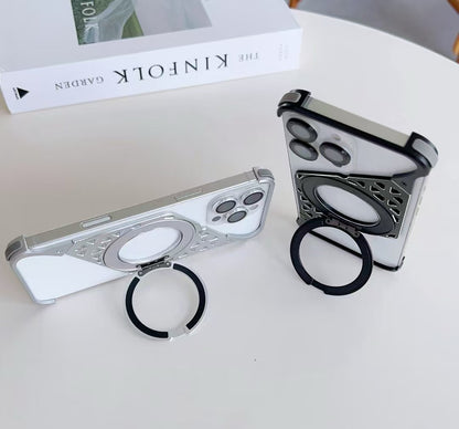 Upgraded Z-shaped Frame Metal Magnetic Phone Case