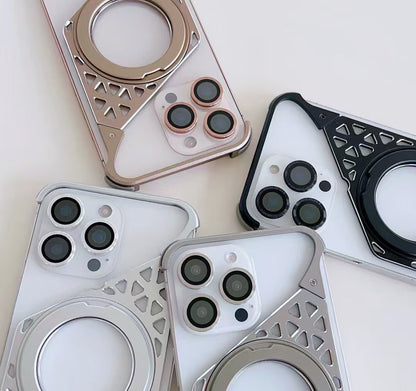 Upgraded Z-shaped Frame Metal Magnetic Phone Case