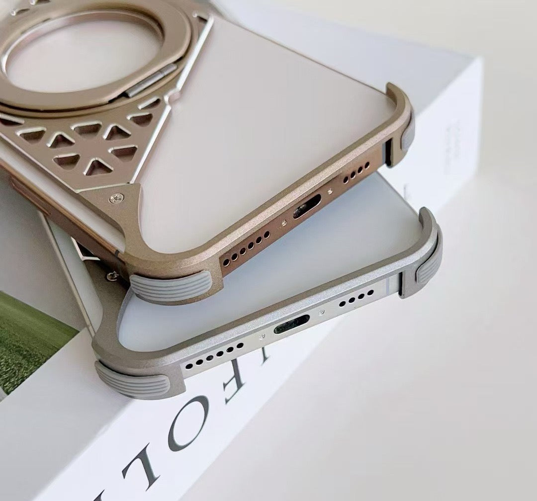 Upgraded Z-shaped Frame Metal Magnetic Phone Case