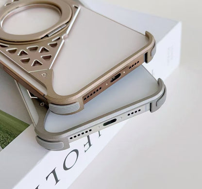 Upgraded Z-shaped Frame Metal Magnetic Phone Case