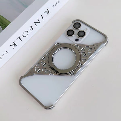 Upgraded Z-shaped Frame Metal Magnetic Phone Case