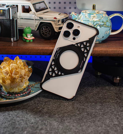 Upgraded Z-shaped Frame Metal Magnetic Phone Case