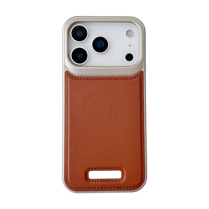 New Leather Metal Aromatherapy Phone Case