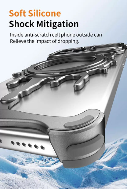 New Design Personalized Glacier Series Magnetic Phone Case