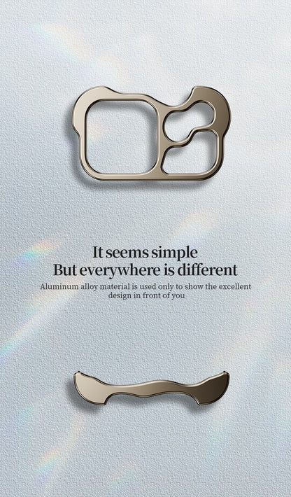 Special-shaped Frameless Metal Anti-fall Mobile Phone Case
