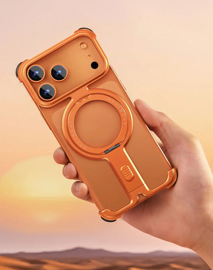 π-shaped Metal Magnetic Mobile Phone Case