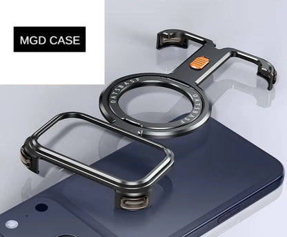 π-shaped Metal Magnetic Mobile Phone Case