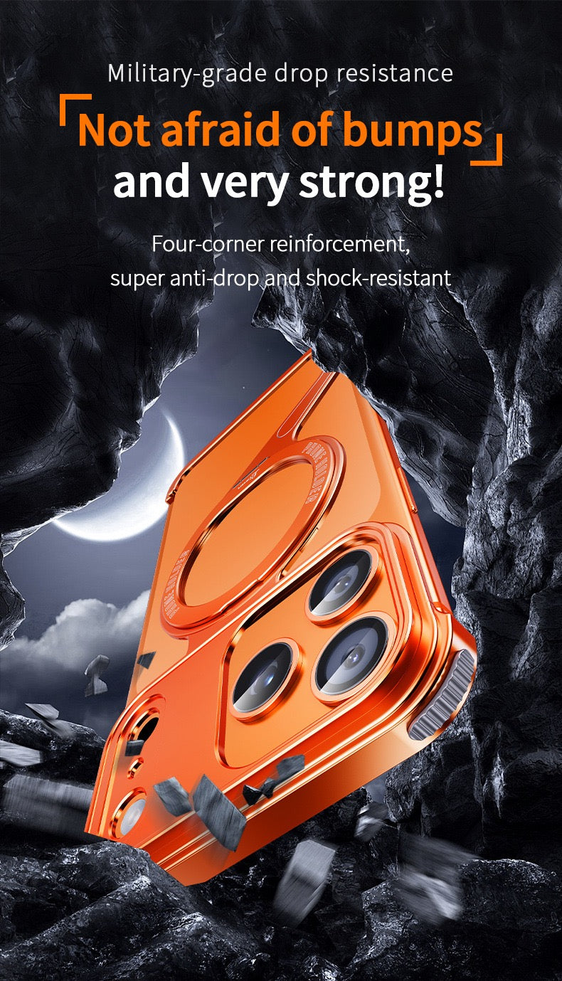 New Z-shaped Metal Magnetic Phone Case