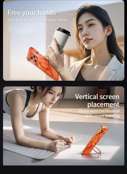 New Z-shaped Metal Magnetic Phone Case