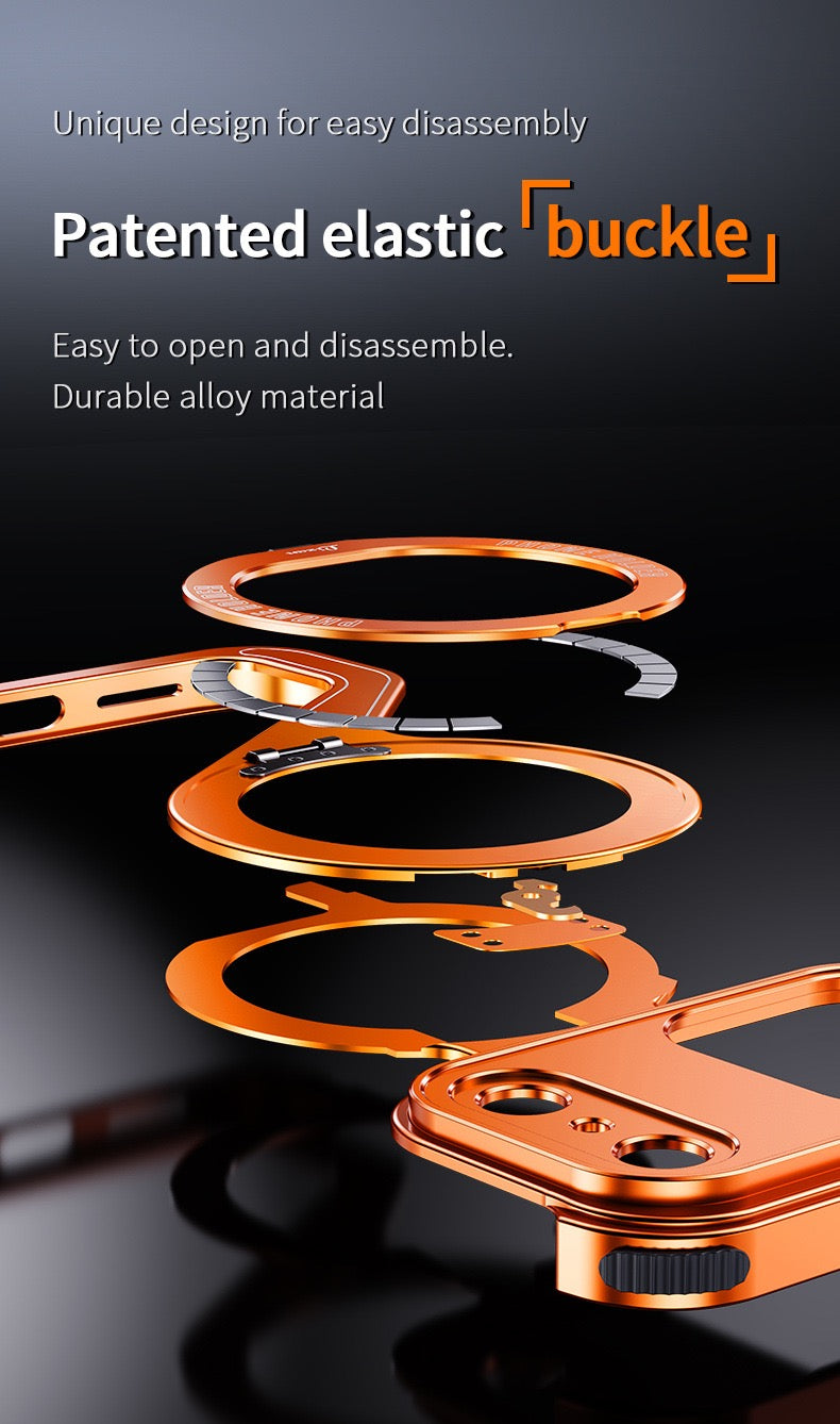 New Z-shaped Metal Magnetic Phone Case