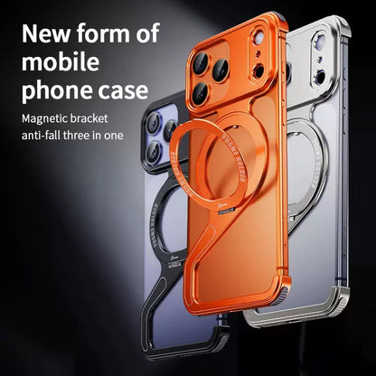 New Z-shaped Metal Magnetic Phone Case