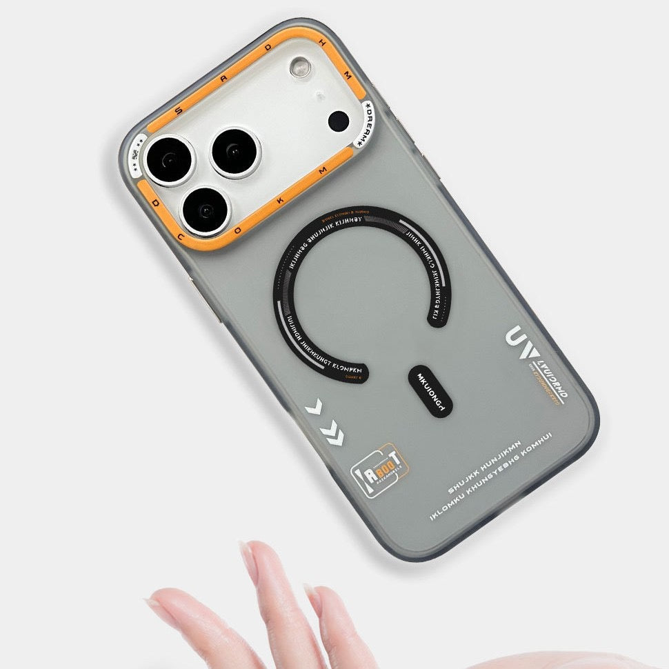 Tech Style Magnetic Frosted Phone Case
