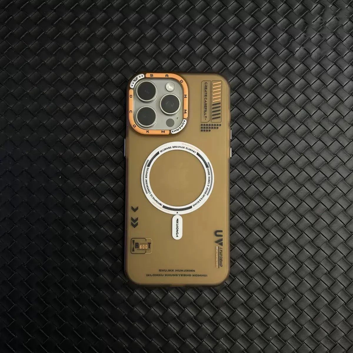 Tech Style Magnetic Frosted Phone Case