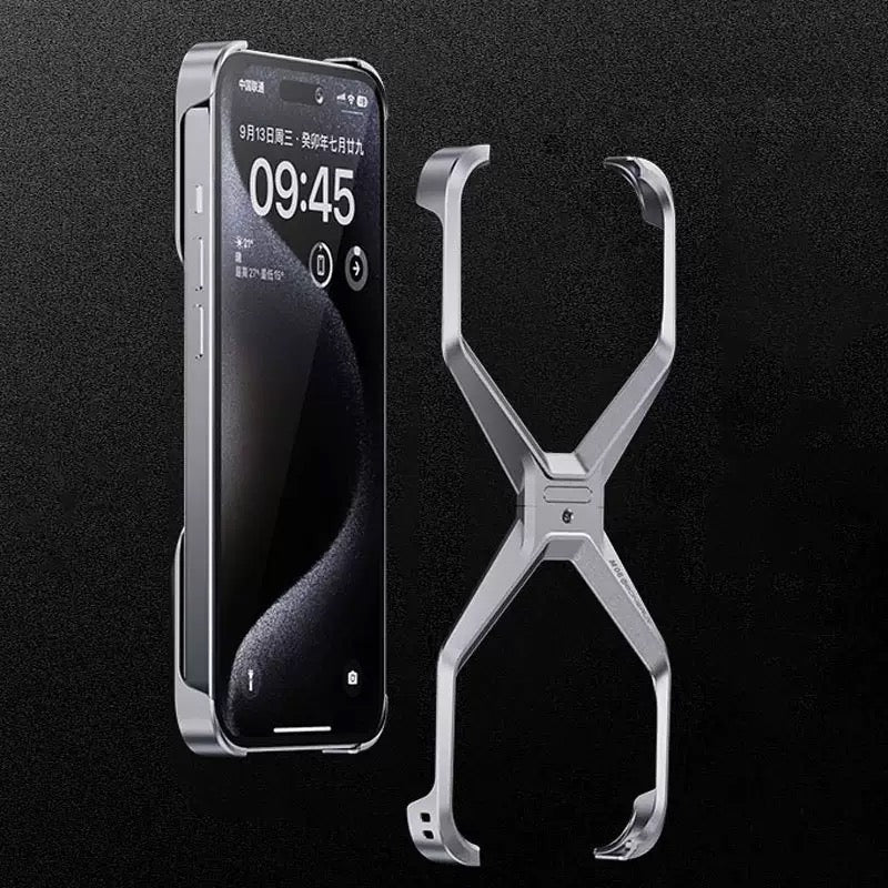 Innovative X Metal Frame Mobile Phone Case