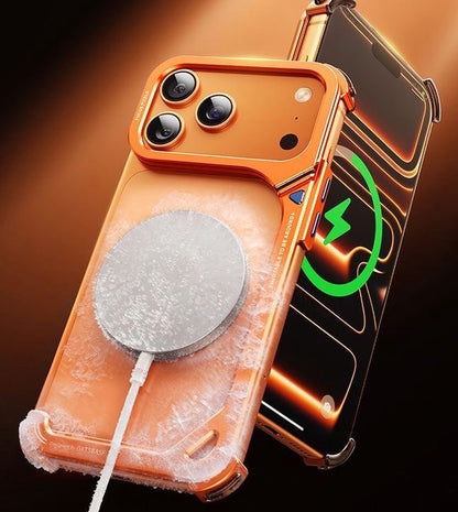 G-Shaped Metal Frame Bracket Anti-fall Mobile Phone Case