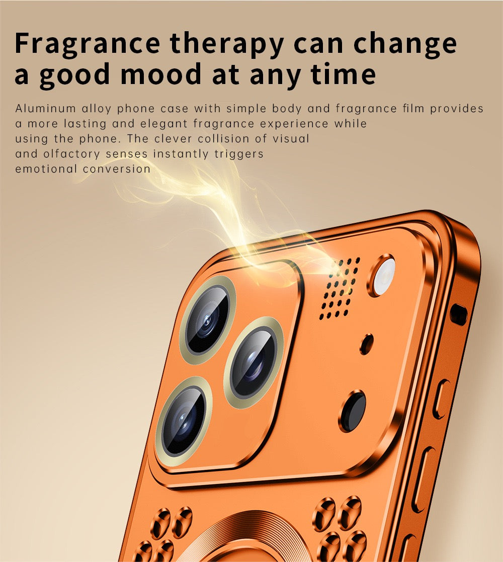 Super Cool Heat Dissipation Anti-fall Metal Magnetic Phone Case