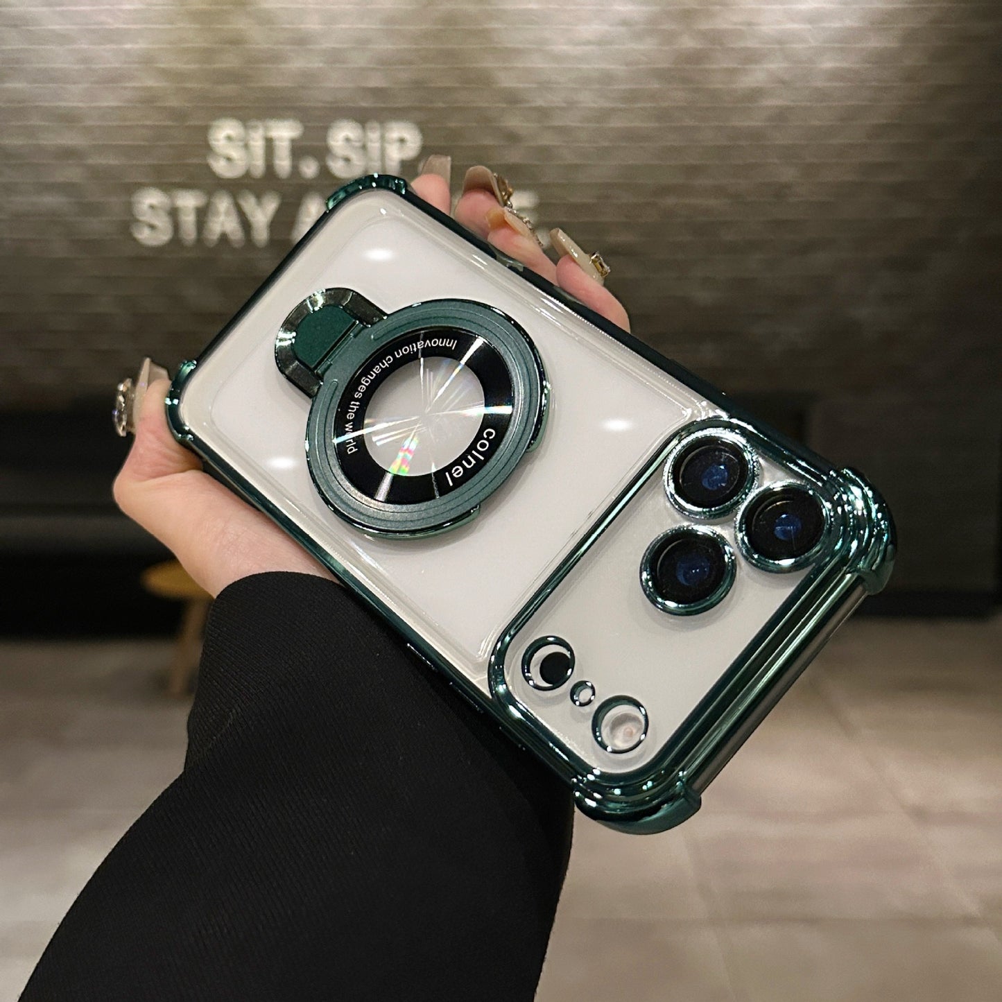 Fashion Anti-fall Bracket Magnetic Phone Case