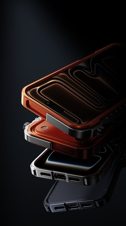 Punk Style Mechanical Arm Metal Phone Case