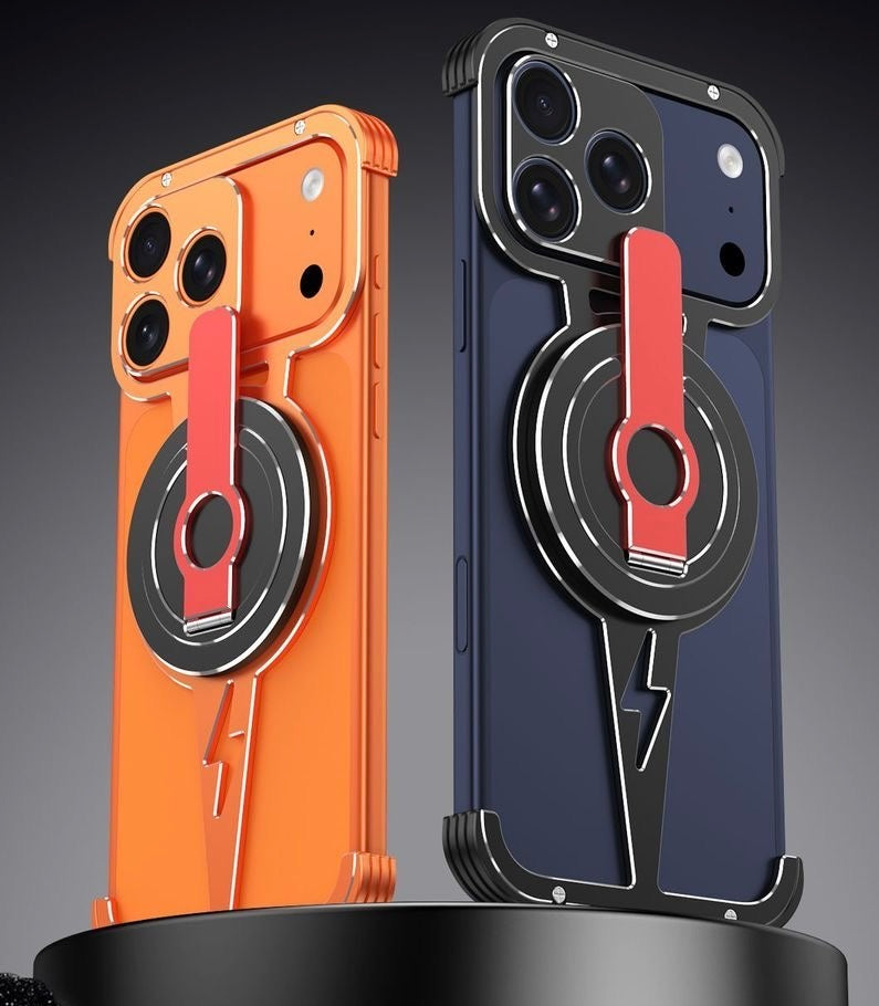 Thor Series Metal Lightning Magnetic Phone Case