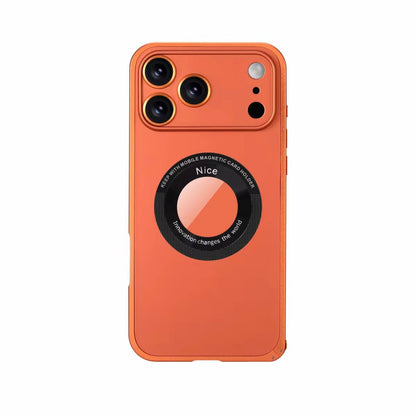 Metal Frame Hollow Magnetic Mobile Phone Case