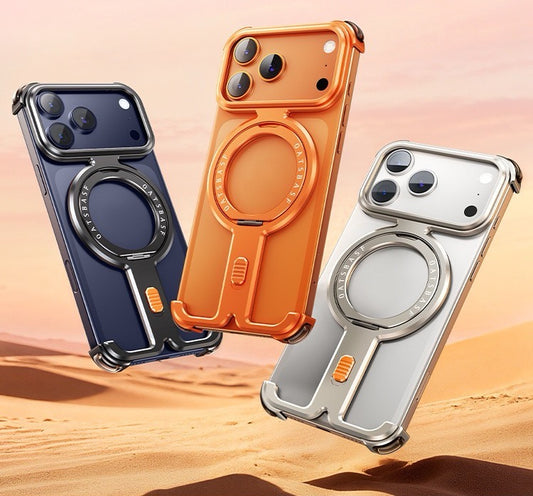 π-shaped Metal Magnetic Mobile Phone Case