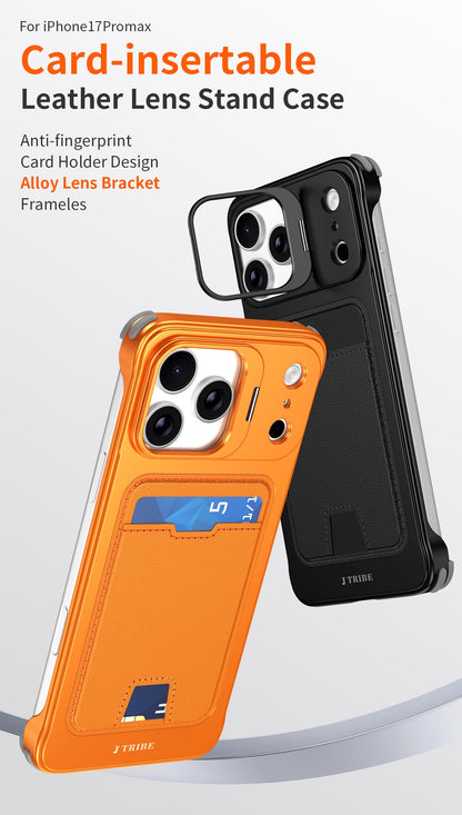 Card Holder Metal Frameless Lens Holder Phone Case