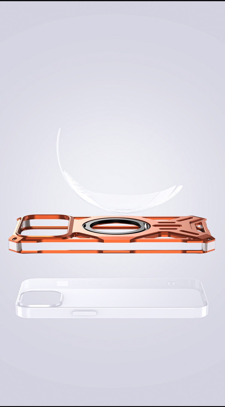 Aluminum Alloy Magnetic Frameless Phone Case