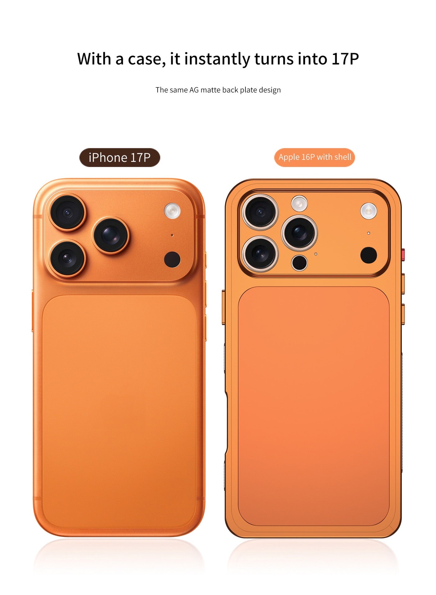 Metal frosted back panel heat dissipation frame magnetic phone case