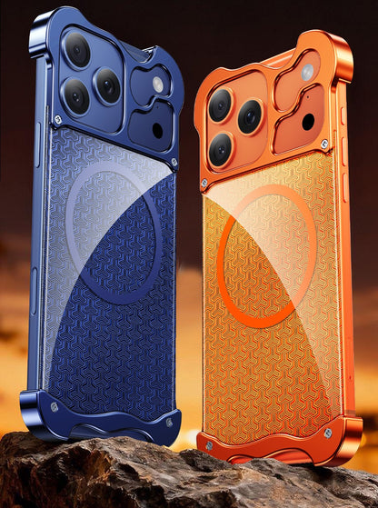 Gilded Kevlar Frameless Magnetic Phone Case