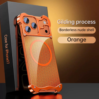 Gilded Kevlar Frameless Magnetic Phone Case