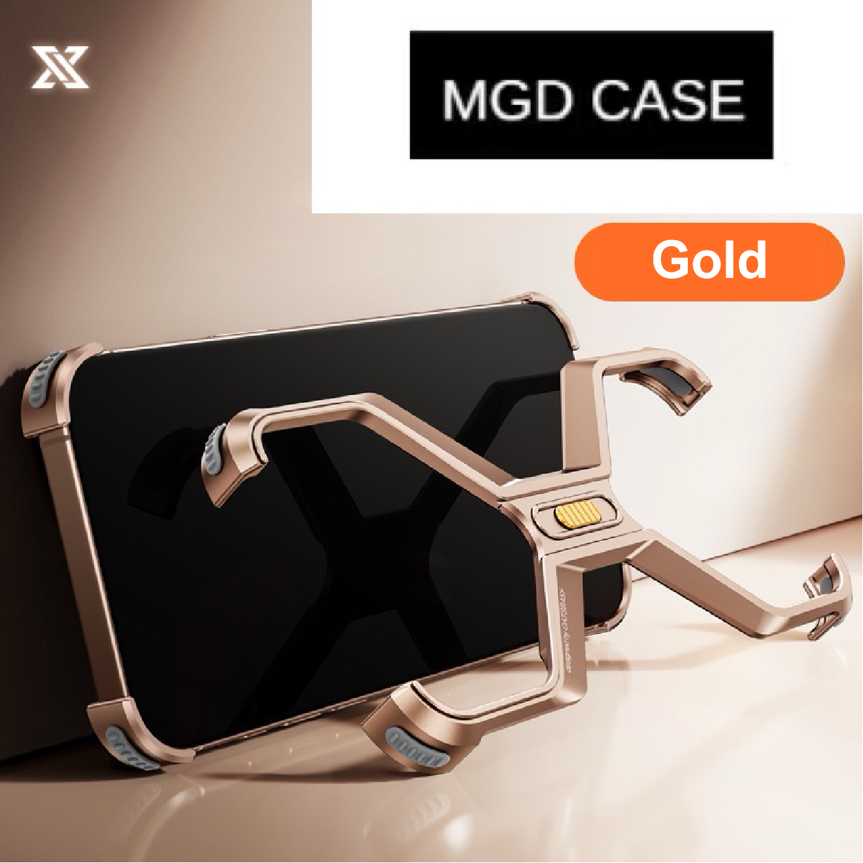 Personalized X Metal Anti-fall Phone Case
