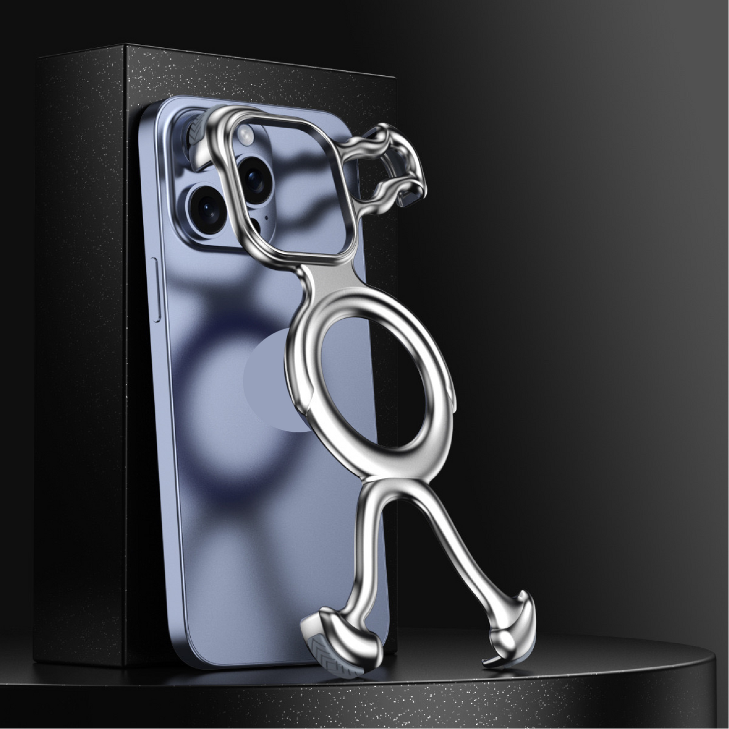 Special Shaped Liquid Metal Magnetic Phone Case