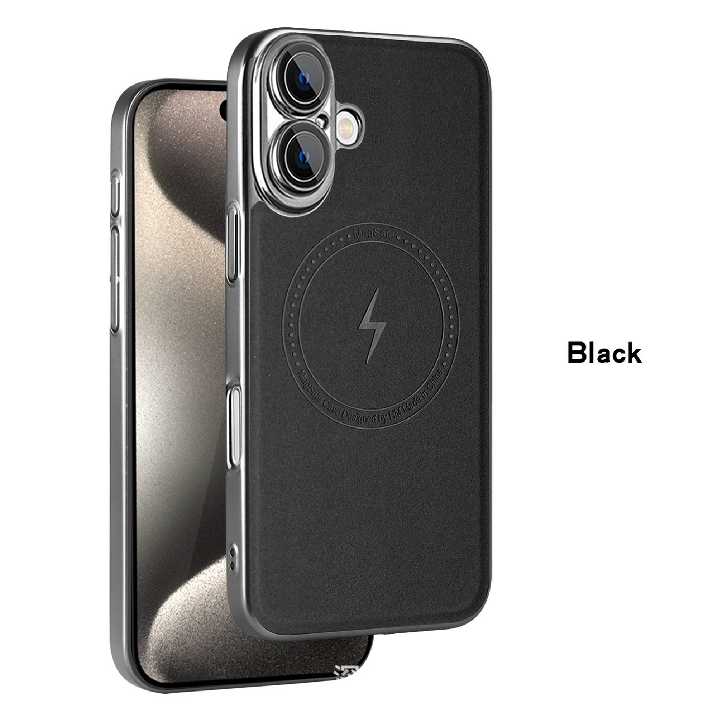 Premium Lightning Leather Magnetic Phone Case