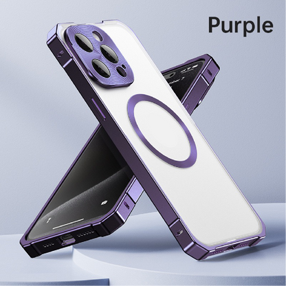Magnetic Alloy Frame Mobile Phone Case