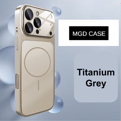 Frosted Magnetic Large Window Lens Protective Phone Case