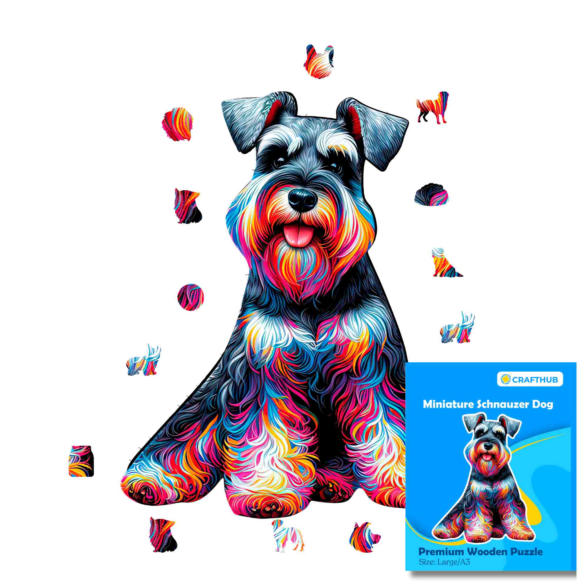 Miniature Schnauzer Dog - Jigsaw Puzzle