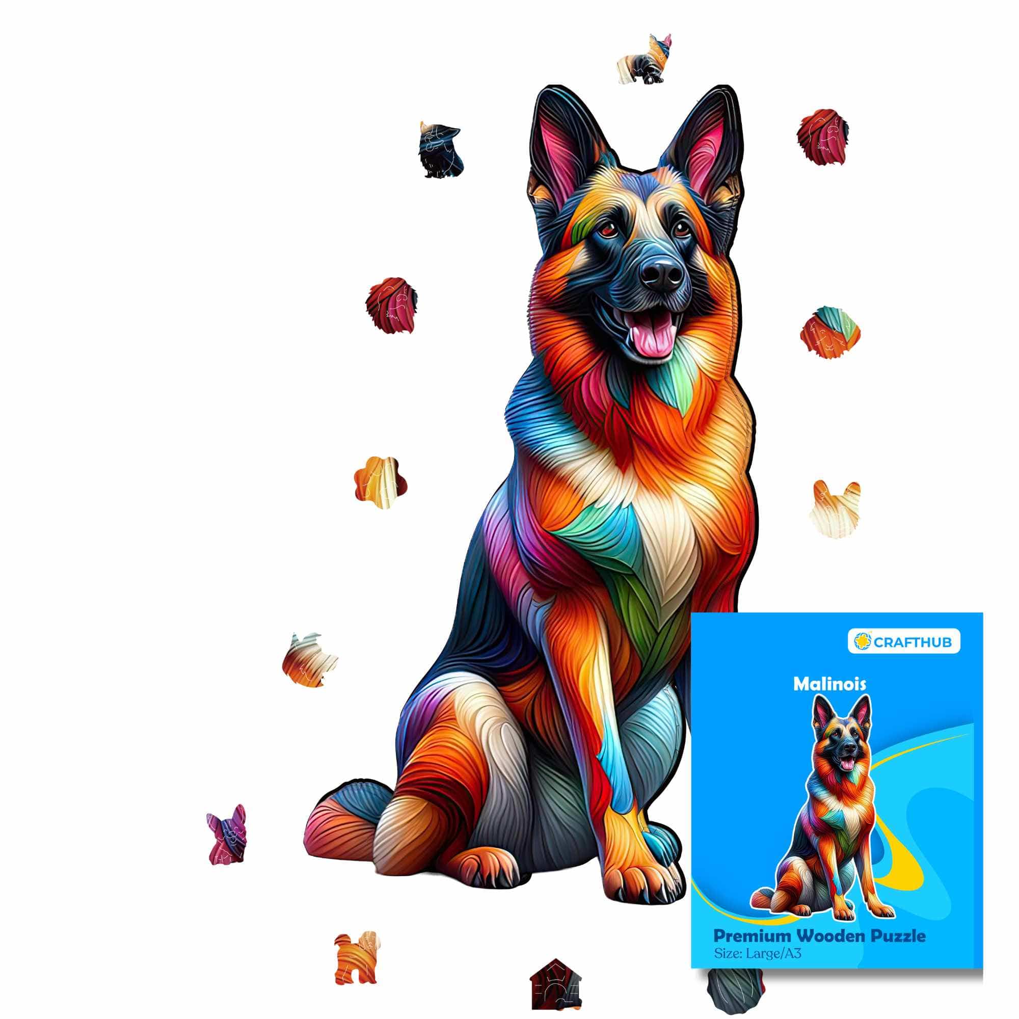 Belgian Malinois Dog - Jigsaw Puzzle