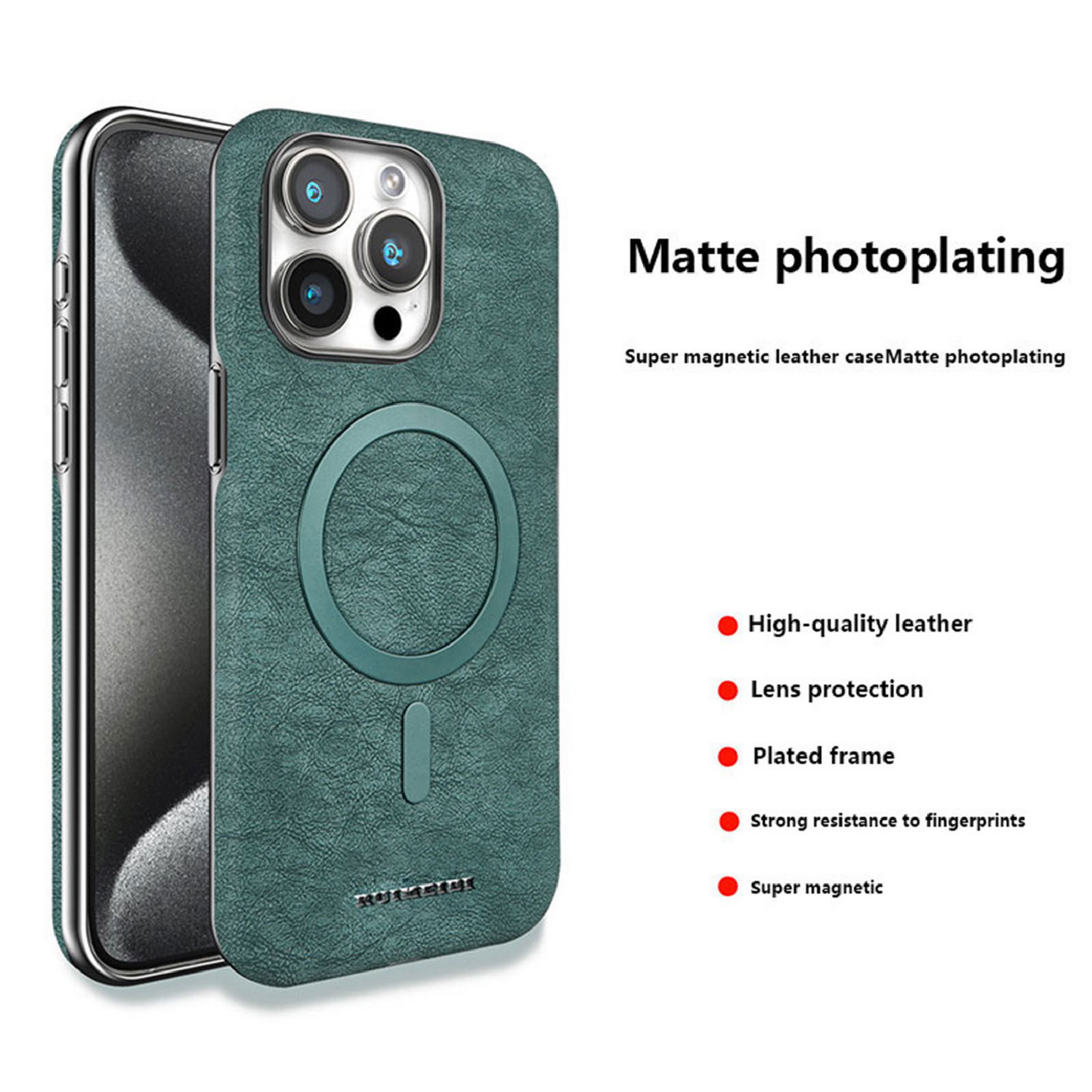 New Business Suede Magnetic Phone Case